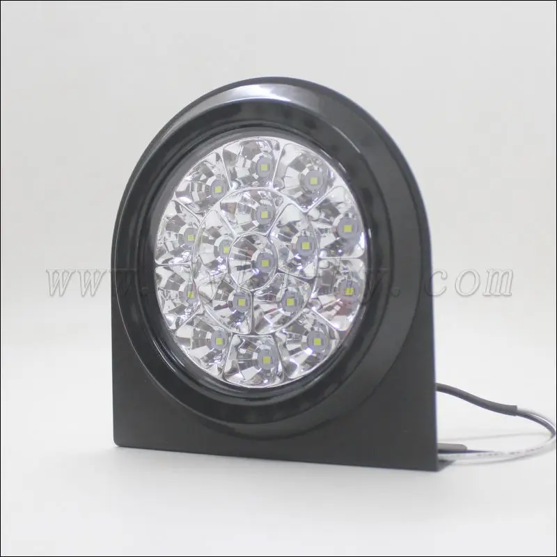 4 дюйма круглые светодиодные грузовик с прицепом сигнальная лампа водонепроницаемый светодиодный грузовик с прицепом трехколесный велосипед задний стоп-сигнал с указателем поворота