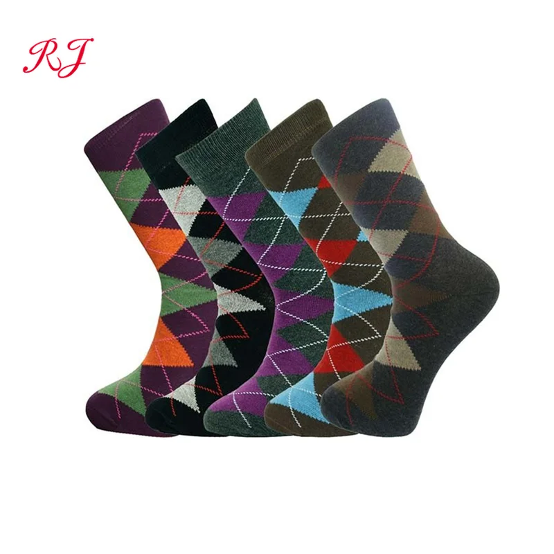 RJ-II-0748 argyle socks for men dress socks mens argyle