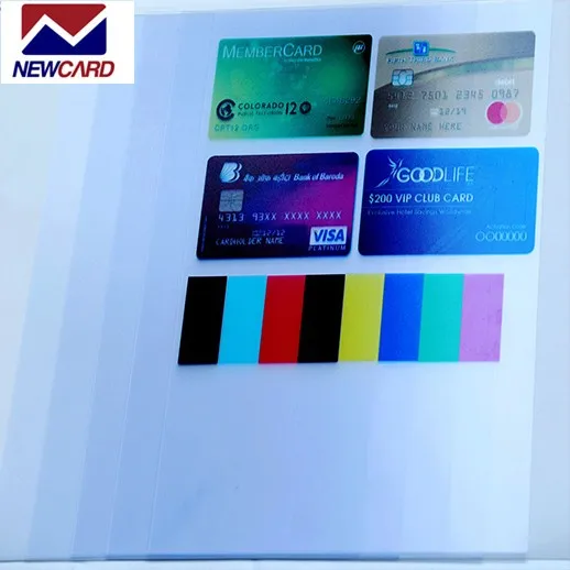 Прозрачный матовый лист из ПВХ для офсетной печати