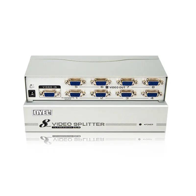 250Mhz 8 Port VGA Splitter Factory price
