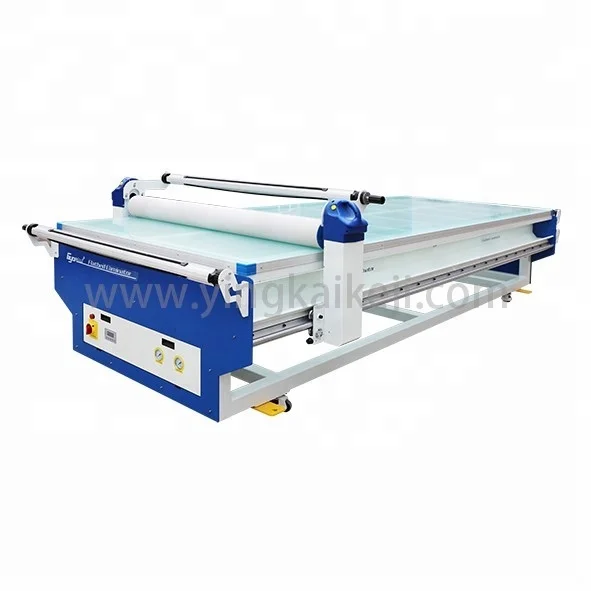 Heat assisted flat bed sheet applicator with LED  rolling laminator FY1325/FY1530/FY1737
