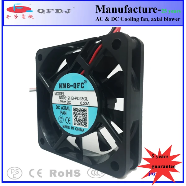 
pc fan case 60x60x10 60mm 12 volt dc 6cm cpu pc computer cooling fan 