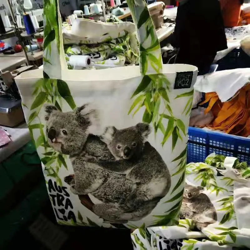 
China Supply Customization Colorful Promotional Canvas Bag with buyer pattern low MOQ 