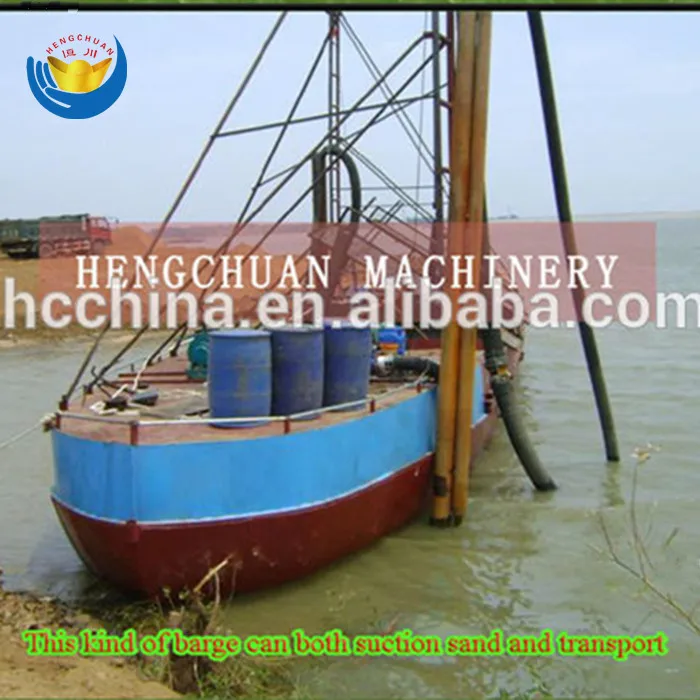 
China mini auto self propelled sand transportation barge/boat for sale 