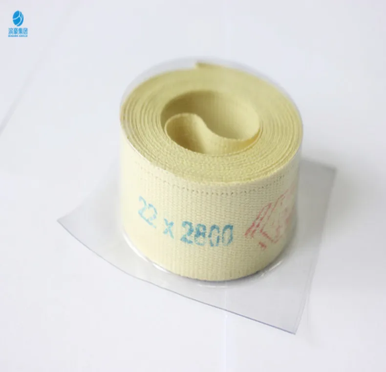 100% Aramid With Long Life Service Fiberglass Reinforced Yellow Garniture Belt Tape