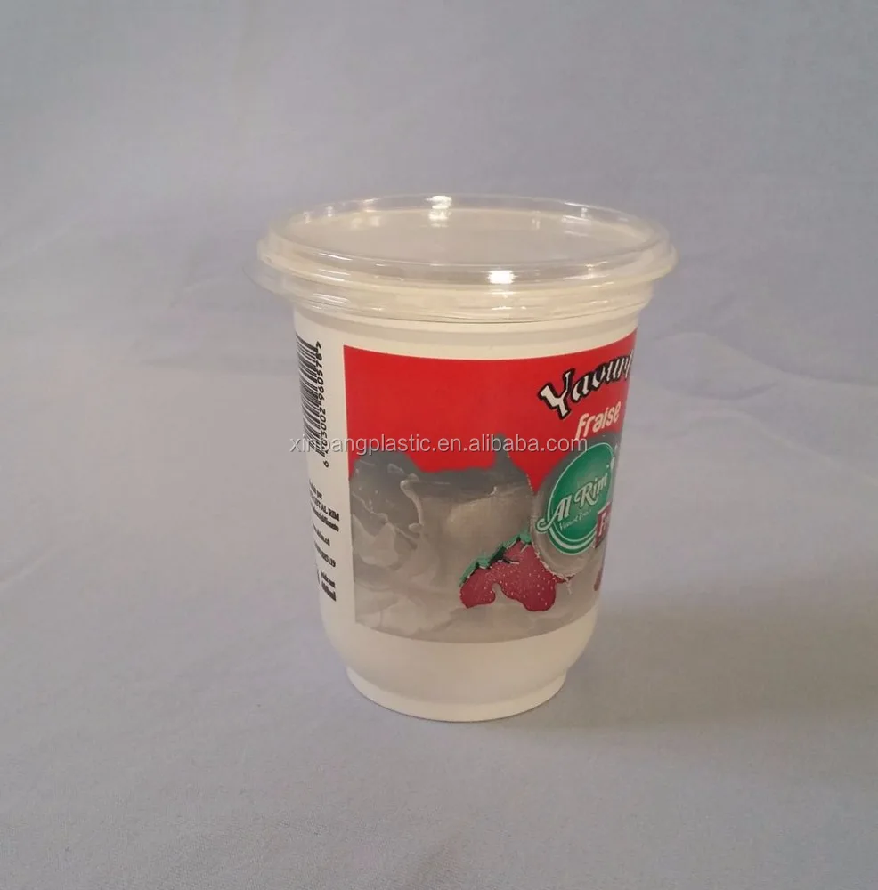 
7oz plastic yogurt cup/ 200ml disposable pp cup 