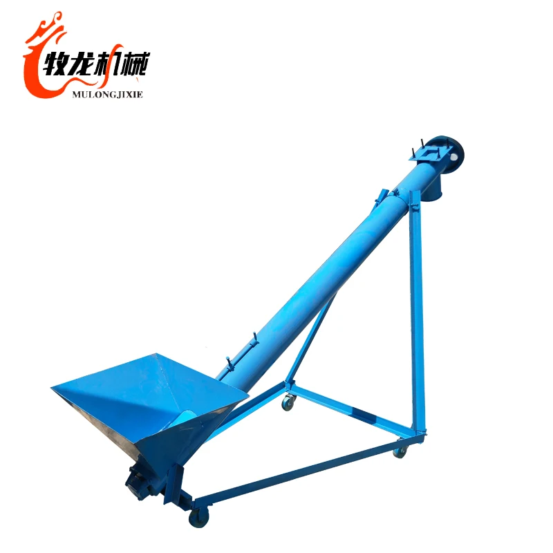 food    wood Sawdust  cement  screw conveyor machine  price  auger