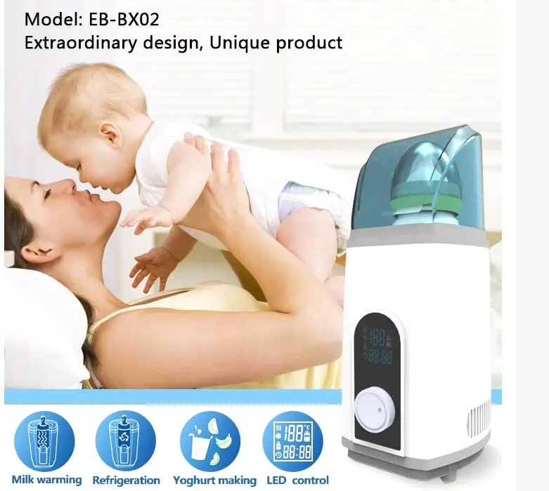 
Infant accessories digital LED display car and home use bottle warmer and cooler for baby 