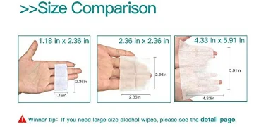 
disposable medical CE and ISO certificates alcohol swab with best price 