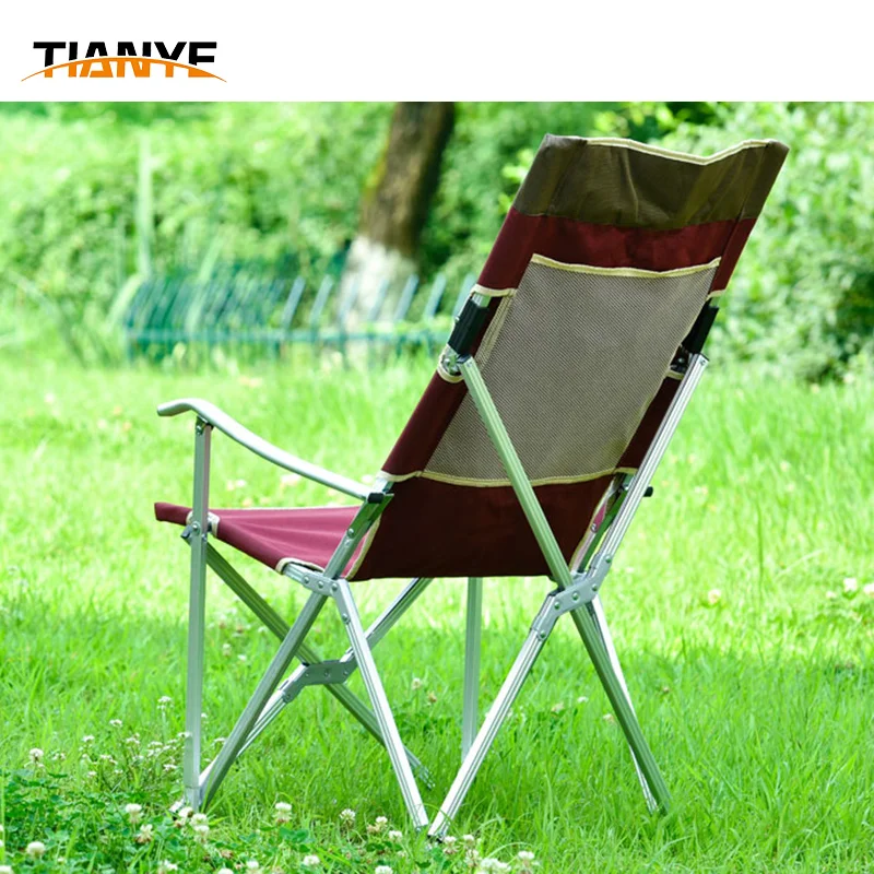 Durable lightweight recliner lounge soft camping chair from china