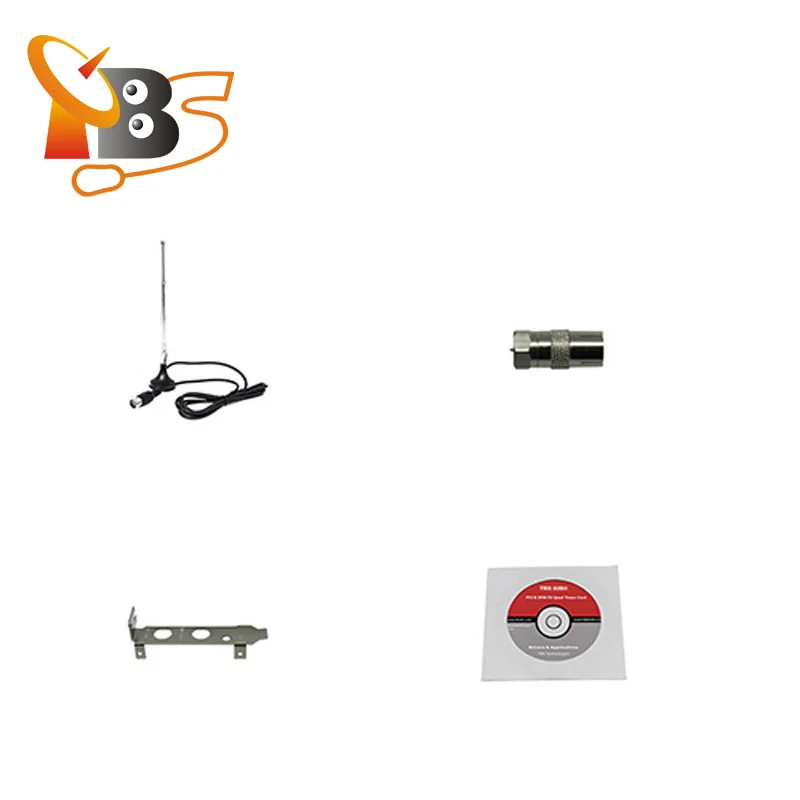 
TBS6205 DVB-T2/T/C Quad TV Tuner PCIe Card for Watching UK Freeview SD and HD Channels 