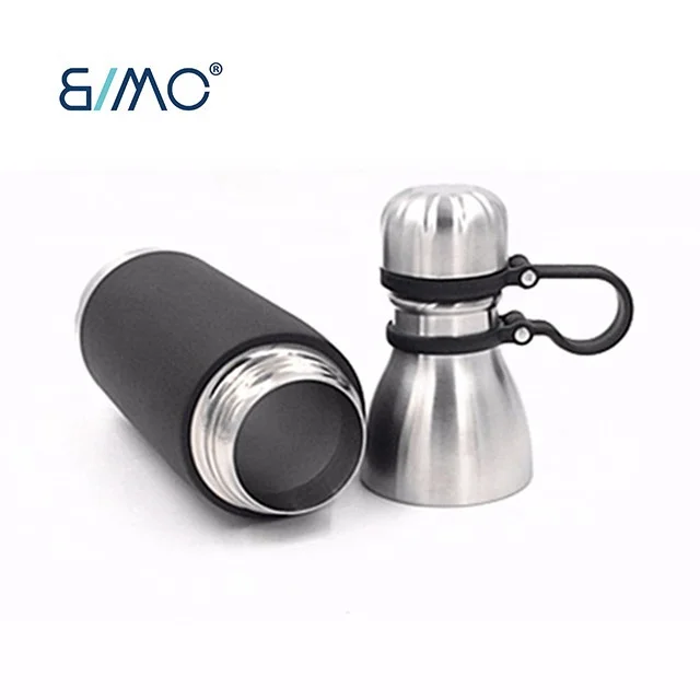 500ml Vacuum Cup Double Wall 304 Stainless Steel Insulated Drink Termos Water Bottle With Easy Carry Handle