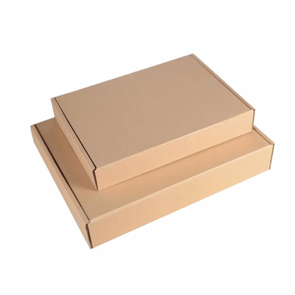 Эко-флейта OEM переработанная крафт-бумага Caixas Papel Транспортировочная почта маленькая доставка Гофрированная коробка коричневая упаковка Пользовательский логотип