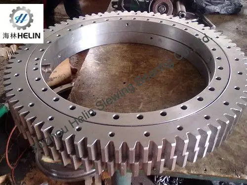 Series 02-Double Row Ball Slewing Bearing-External gear 	 stationary rotary gear