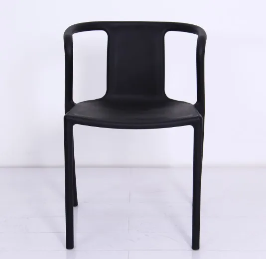 high quality modern plastic stackable arm chair for dining restaurant furniture