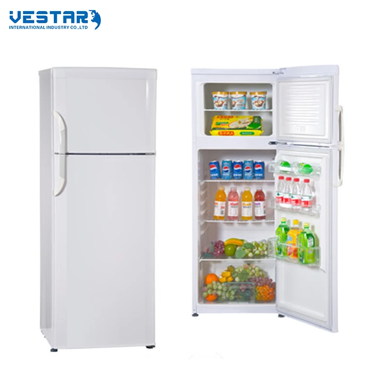 350L 110V double door refrigerator small size price