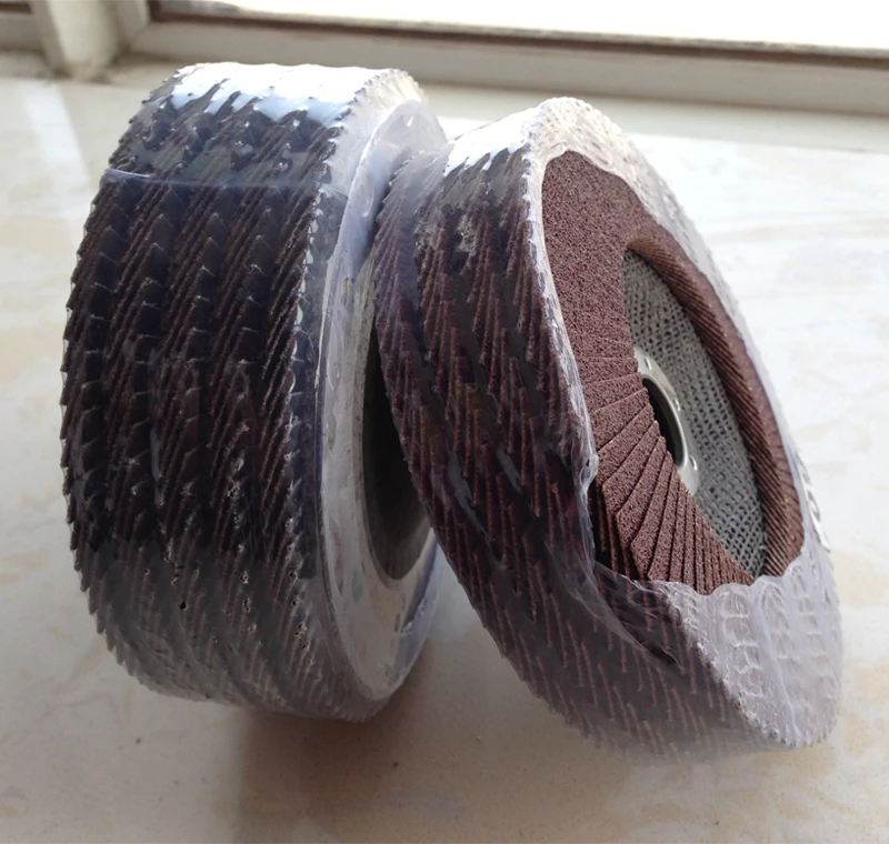 115 mm 60 grit  aluminium oxide flap disc for grinding and polishing