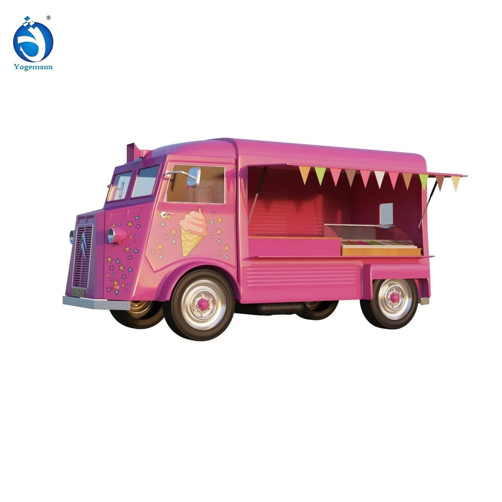 factory supply hot selling mobile fast food cart electric food truck