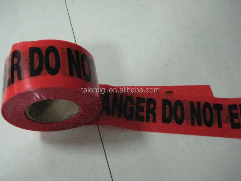 
PE Barrier Tape Caution Tape Warning Tape 