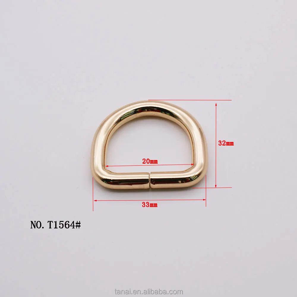 Attractive handbag hardware quick release bag buckle D ring buckle High-end custom bag hardware accessories