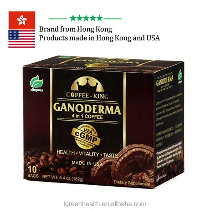 
4 в 1, кофейный порошок Ganoderma Reishi 