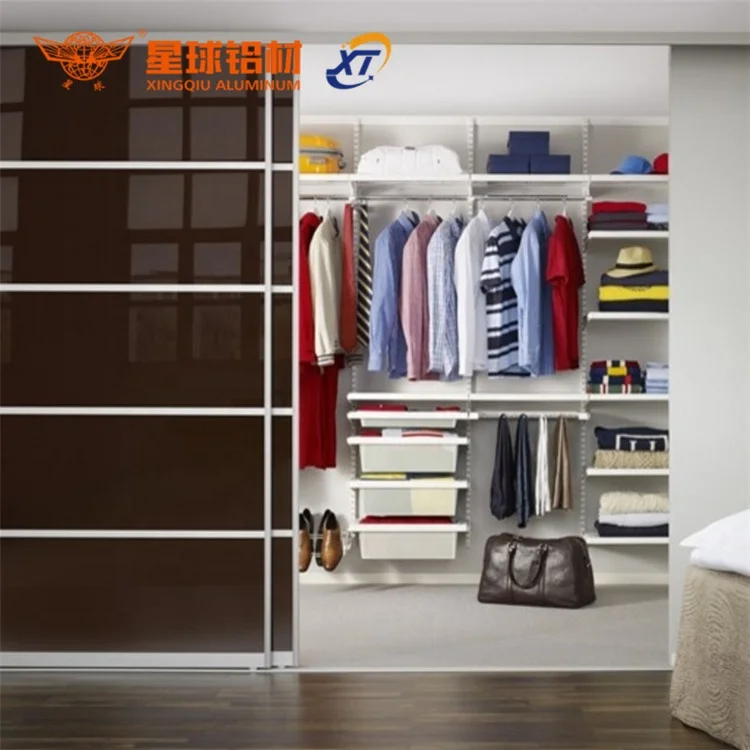 Top seller aluminum parts for wardrobe sliding door/aluminium rail for sliding door wardrobe/china manufacturer factory OEM
