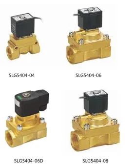 brass solenoid valve 2/2 way high pressure high temperature valve SLG5404-08