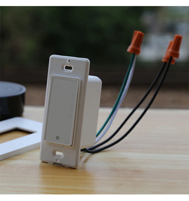 10 years factory fast delivery custom logo WiFi US 1Gang Smart Wifi Wireless Remote Control Wall Light Switch