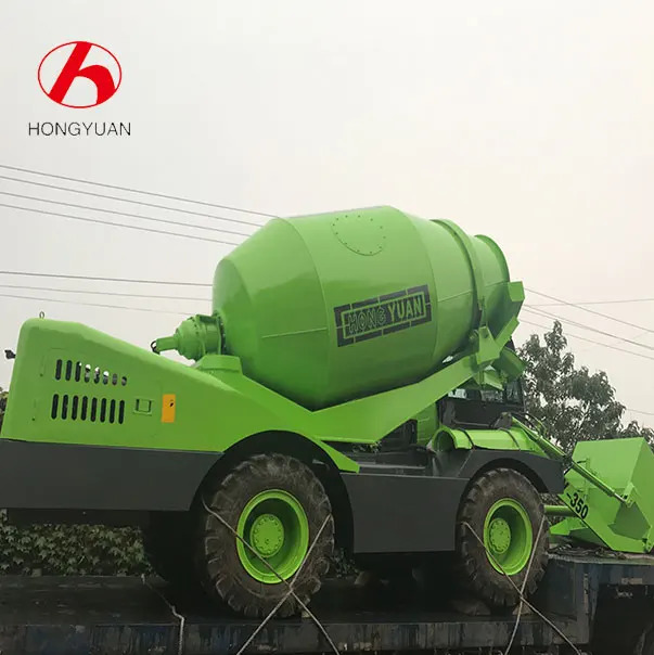2018 Mini self loading concrete mixer truck with 4.0 capacity drum