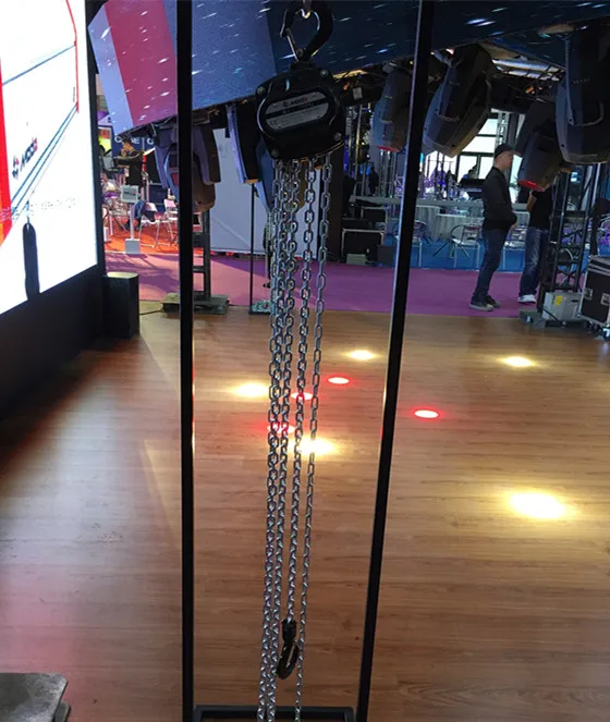 LX8 099 2 ton Weight Lift Chain Pulley Block for stage set-up