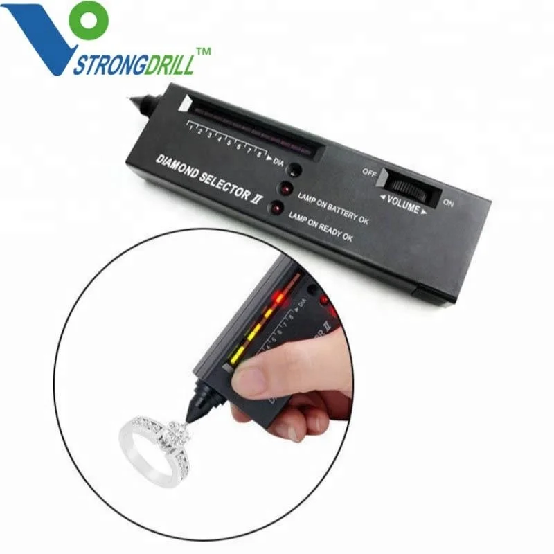 High Accuracy Diamond Tester Professional Jeweler For Novice and Expert - Diamond Selector II 9V Battery Included