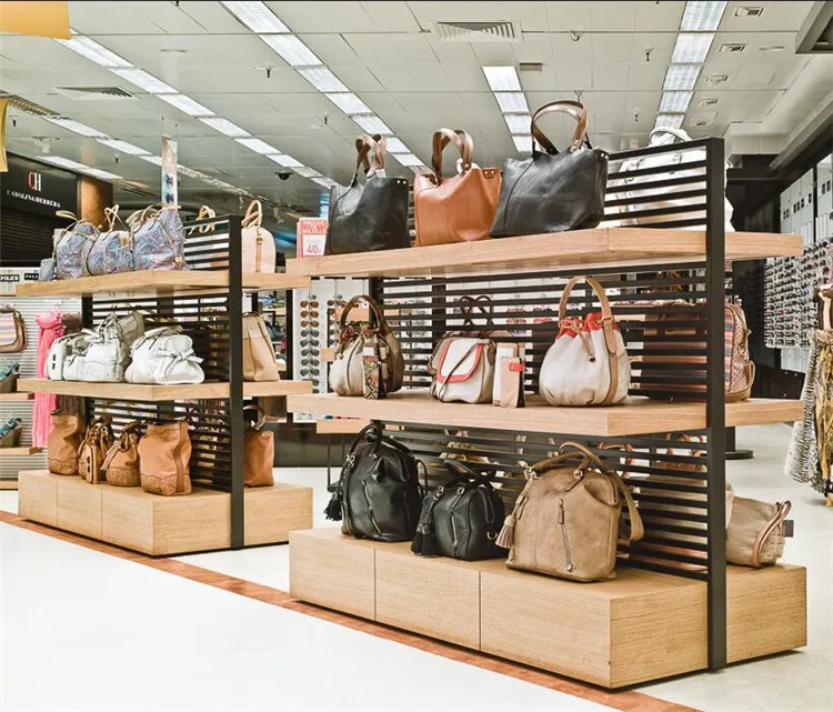 Customized Handbag Hanger Stands Gift Bag Display Stand for Retail Boutique Store