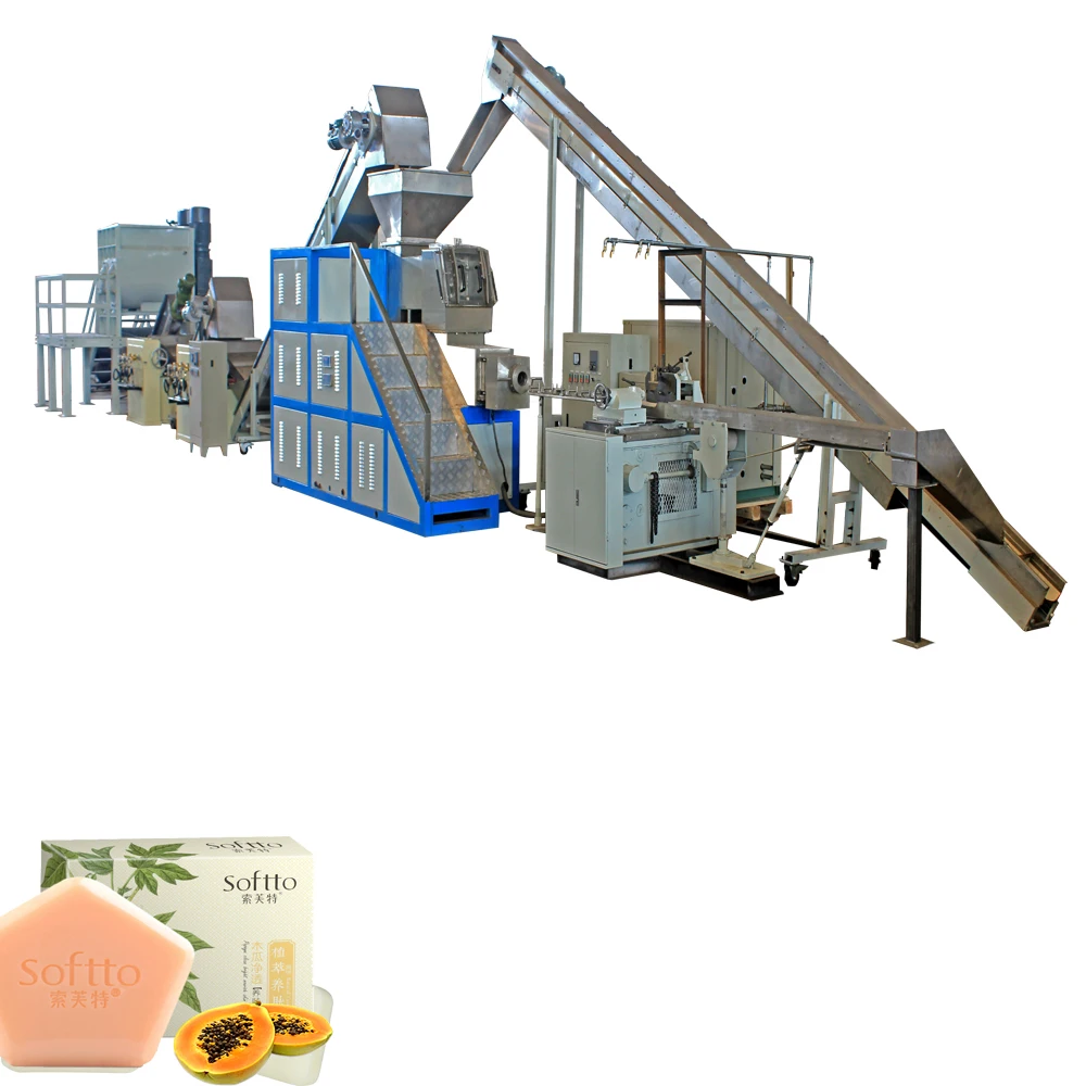 ZT-800 Laundry soap making Machine from soap noodles