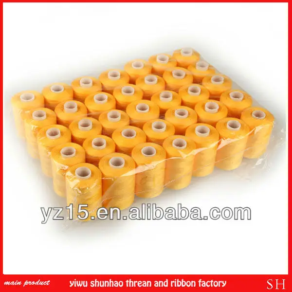 1000 yard factory sale  100% polyester  40/2 core spun sewing thread