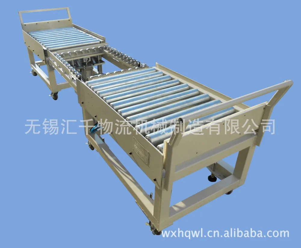 Устройство для передачи конвейерных тележек с двумя роликами