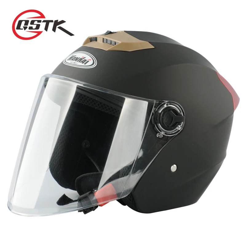 Dot Certified Adult Half Helmet Protective High Quality Helmet Is Suitable For Outdoor Motorcycles In All Seasons