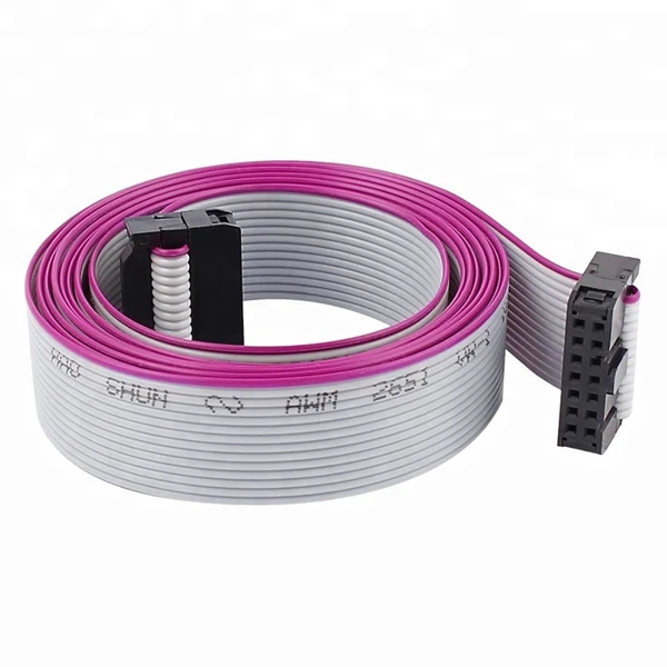 flex 2.54mm pitch idc flat ribbon cable awm 2651 cable