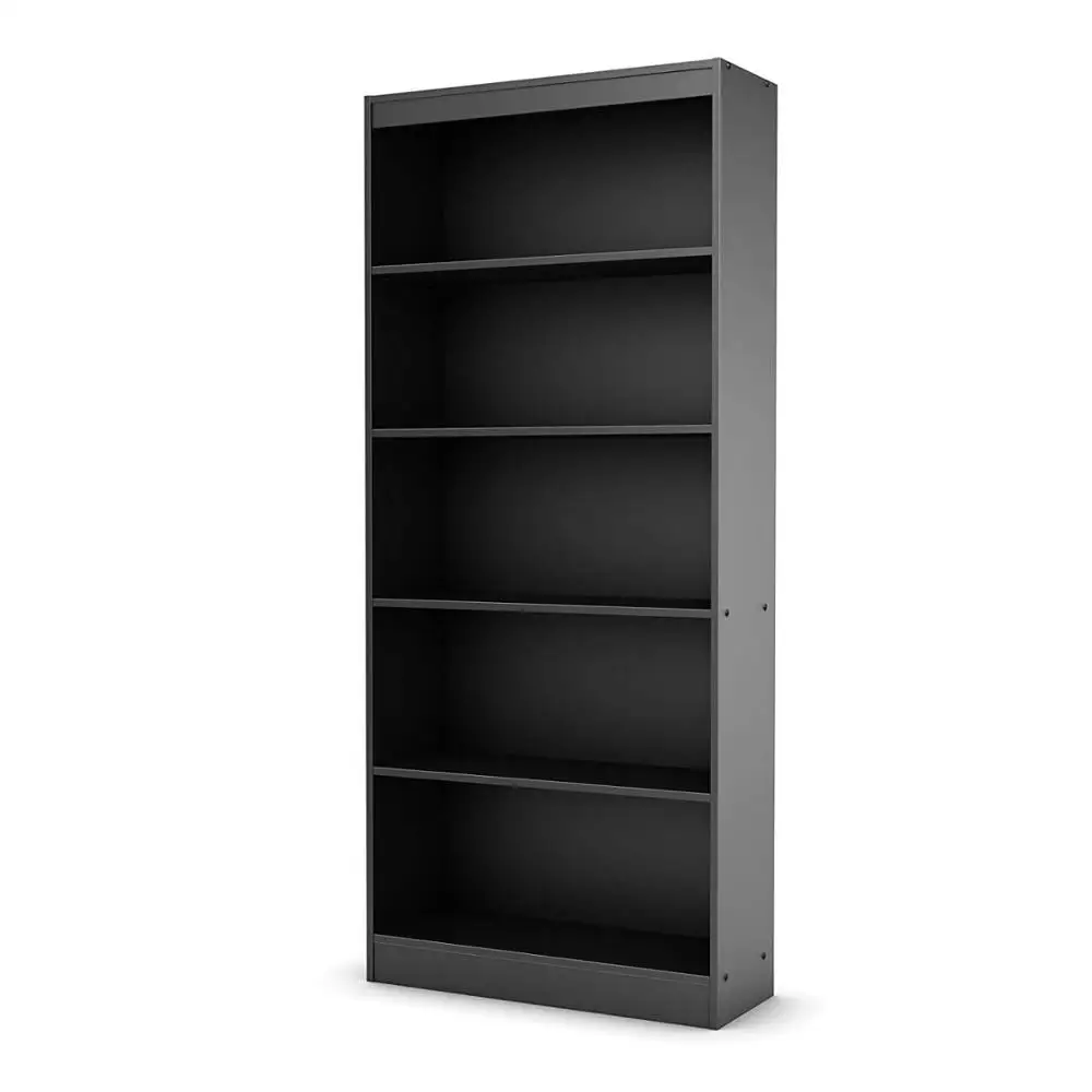 5 Shelf Bookcase In Grey Color 2002