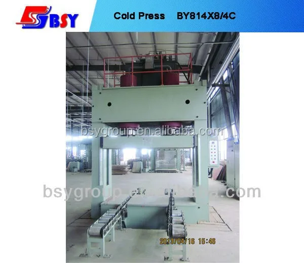Factory wholesales plywood machine 500ton hydraulic cold press machine