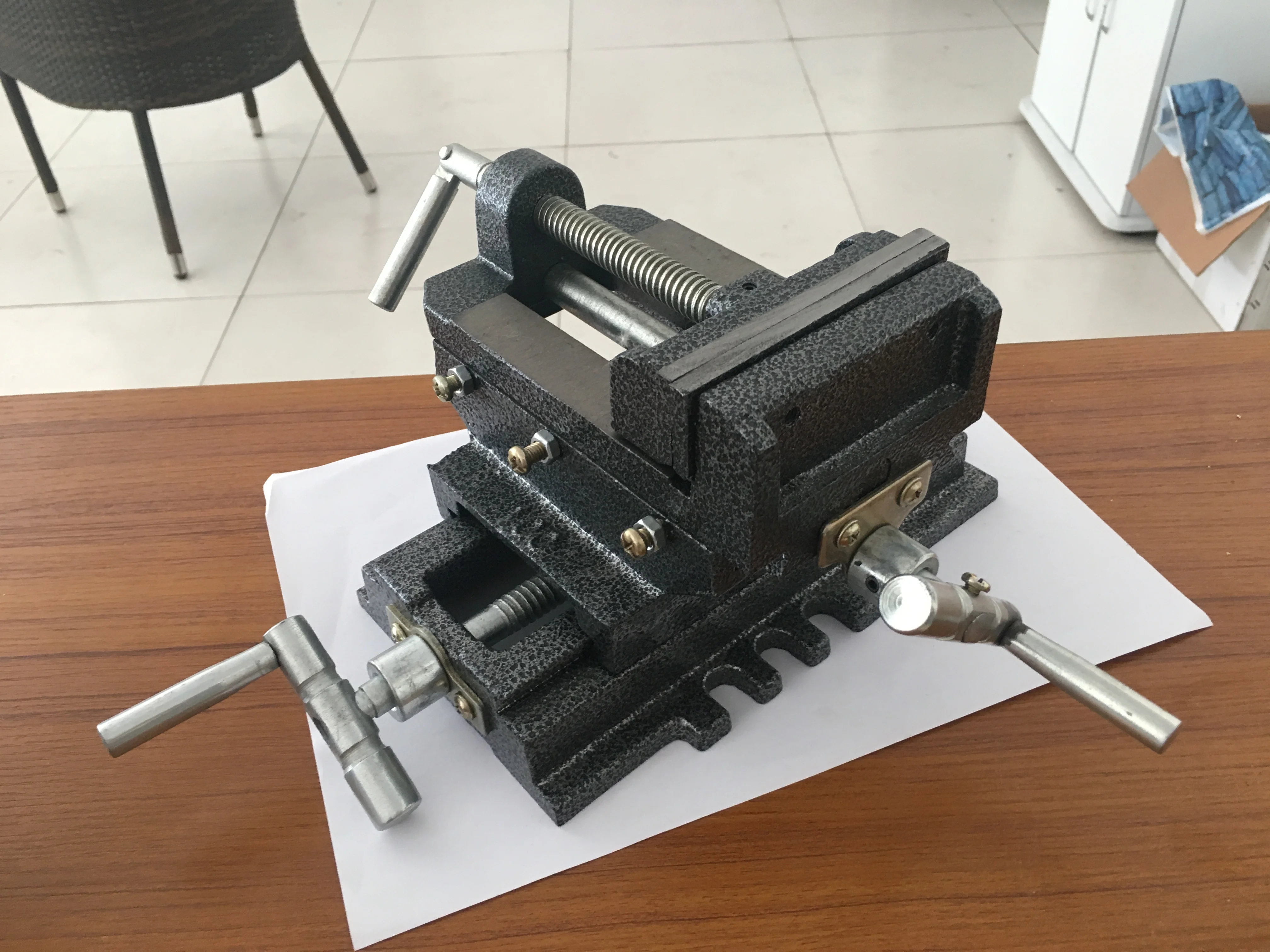 Cross X-Y Clamp Machine Drill Press Vise Cross Slide Vise