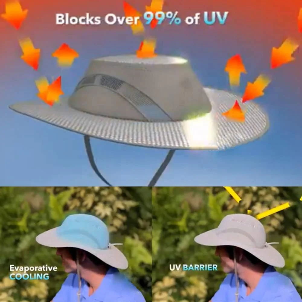 Arctic Hat To prevent heatstroke Protection Cooling Hat with UV Sun Visor Fishing cap