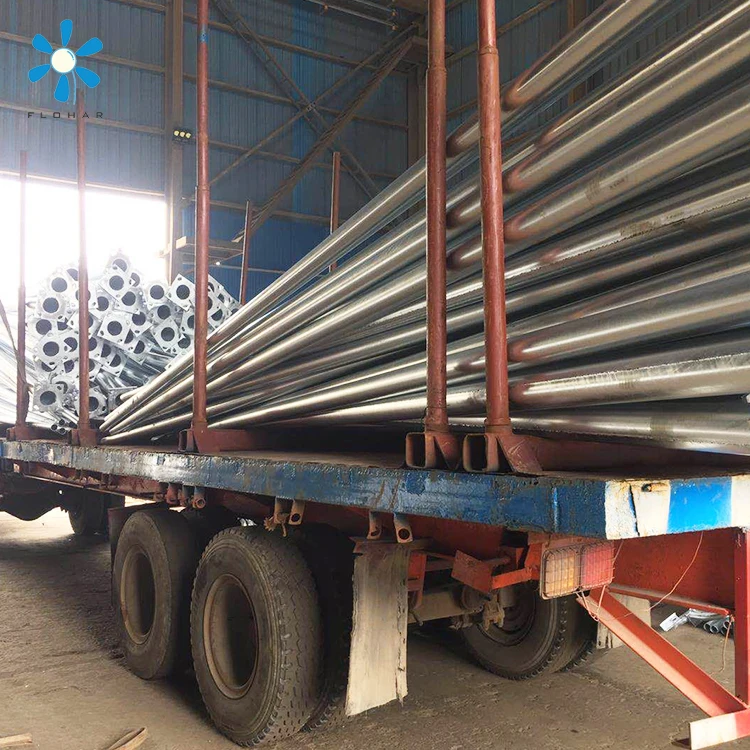 3-12m Lamp Post Aluminum Steel Lighting Pole Outdoor Solar LED Street Light Pole