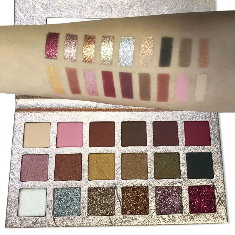 Cosmetics makeup best loose pigments rose gold  private label eyeshadow oem