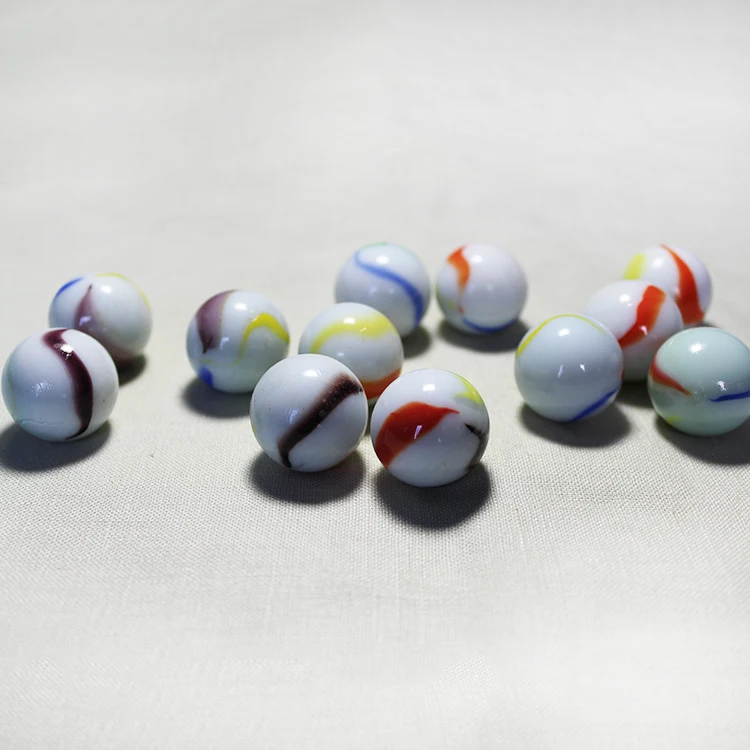 
China factory manufacturer frosted playing printed glass marble ball 