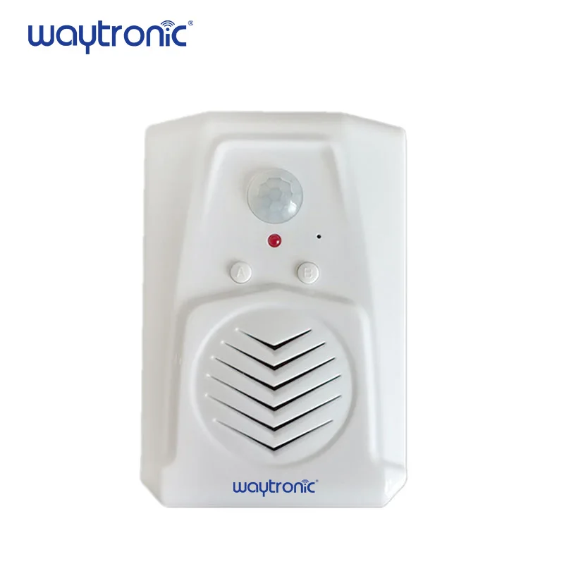 Small Indoor Door Bell Wireless PIR Motion Sensor Voice Recordable Sound Smart Doorbell