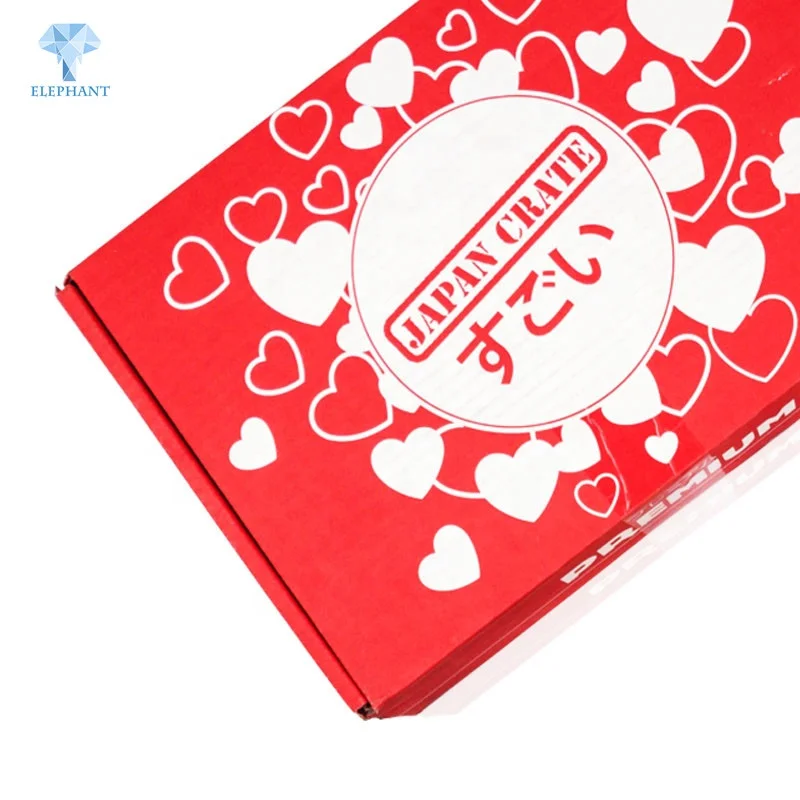 Custom Fancy Design Attractive Red Color Printing Christmas Candy Box