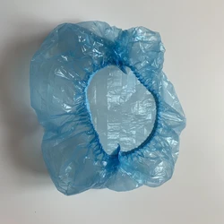 Чистый материал, пластиковая одноразовая шапочка для душа для ребенка