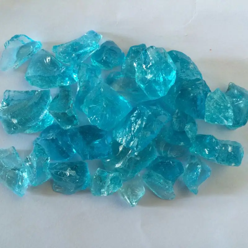 Коричневого цвета закаленное толченого стекла для ремесел