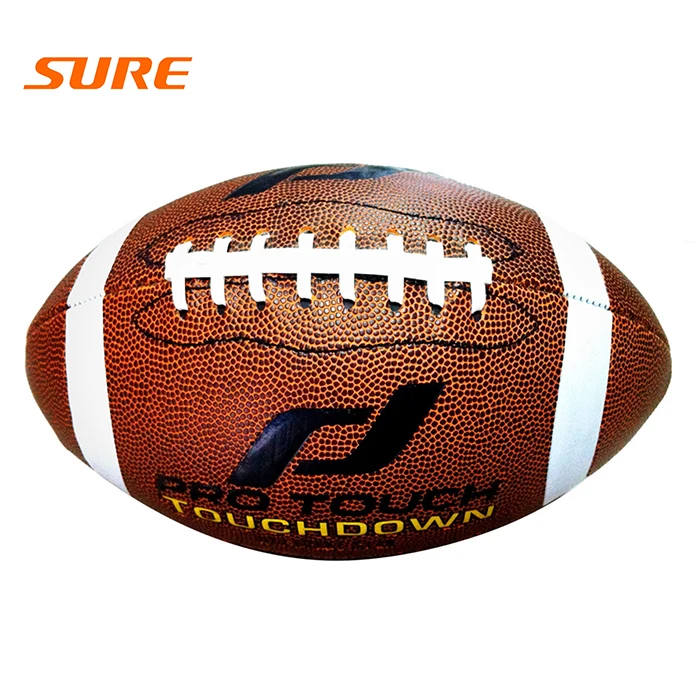 Кожаный Профессиональный регби Размер 9 Американский футбол с логотипом на заказ