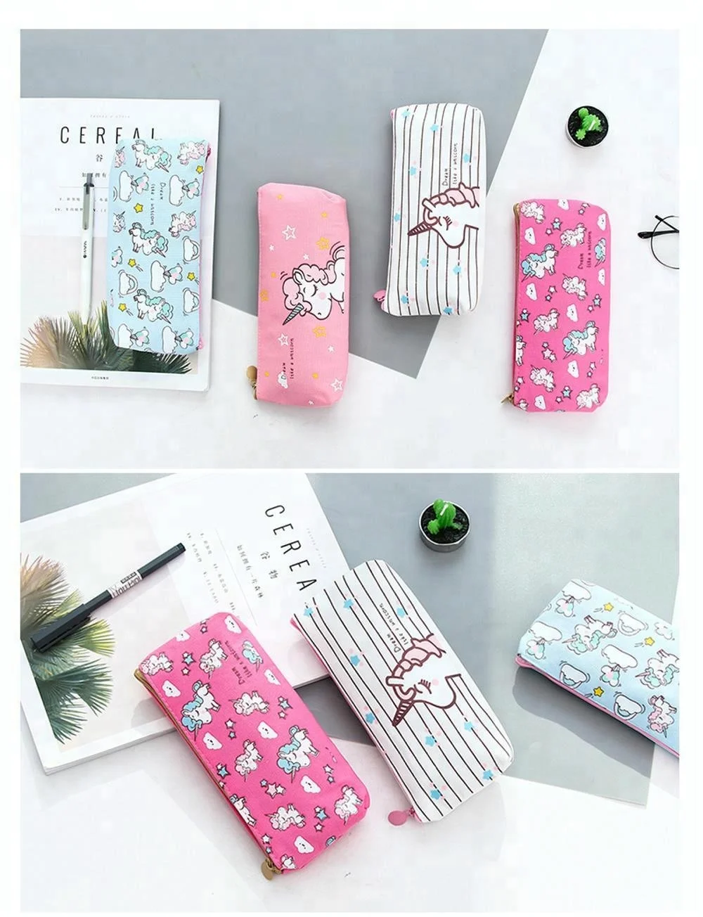 
Pencil Case For Kids Cute Unicorn Unique design Pen Box Best Unicorn Gifts For Girls 